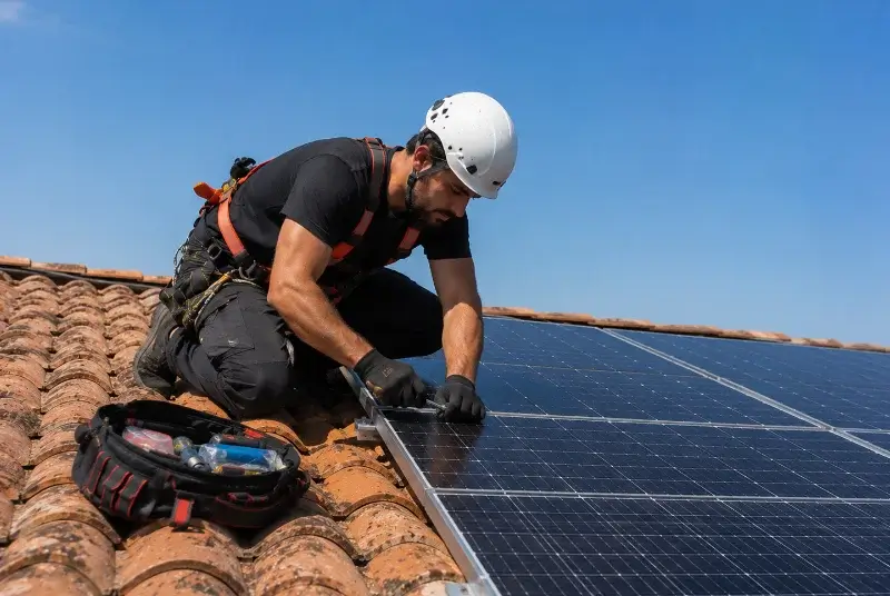 Maintenance et monitoring de panneaux solaires à Sauveterre